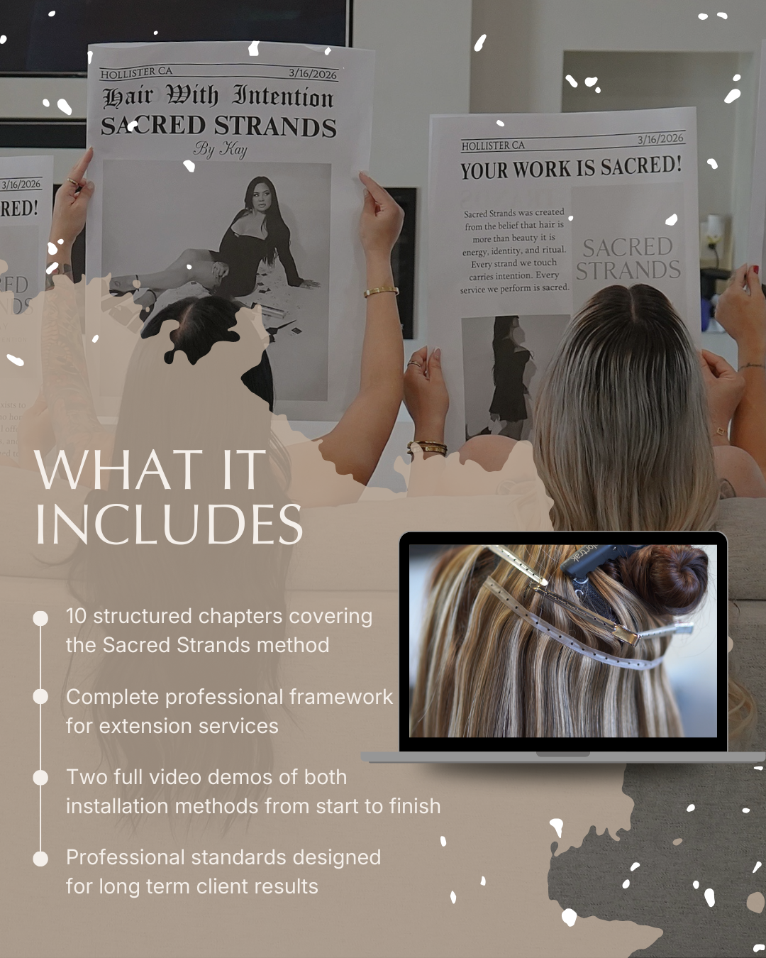 Sacred Strands Hand Tied & Butterfly Weft Online Training