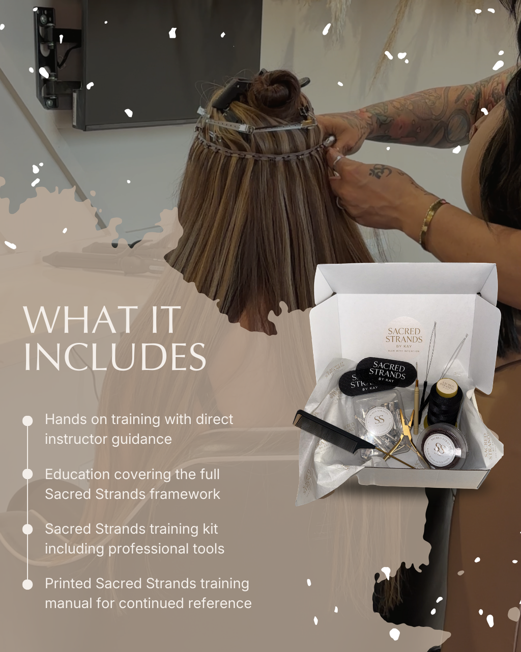 Sacred Strands 1:1 In-Person Training (Includes Kit & Manual)