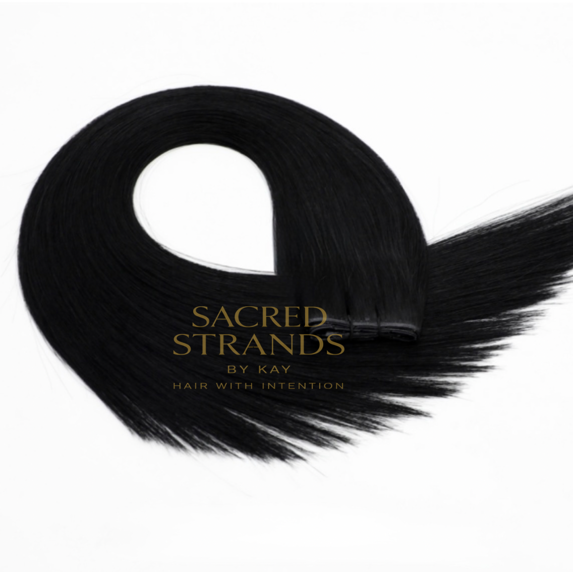 Hand Tied Hair Extensions (ONYX)