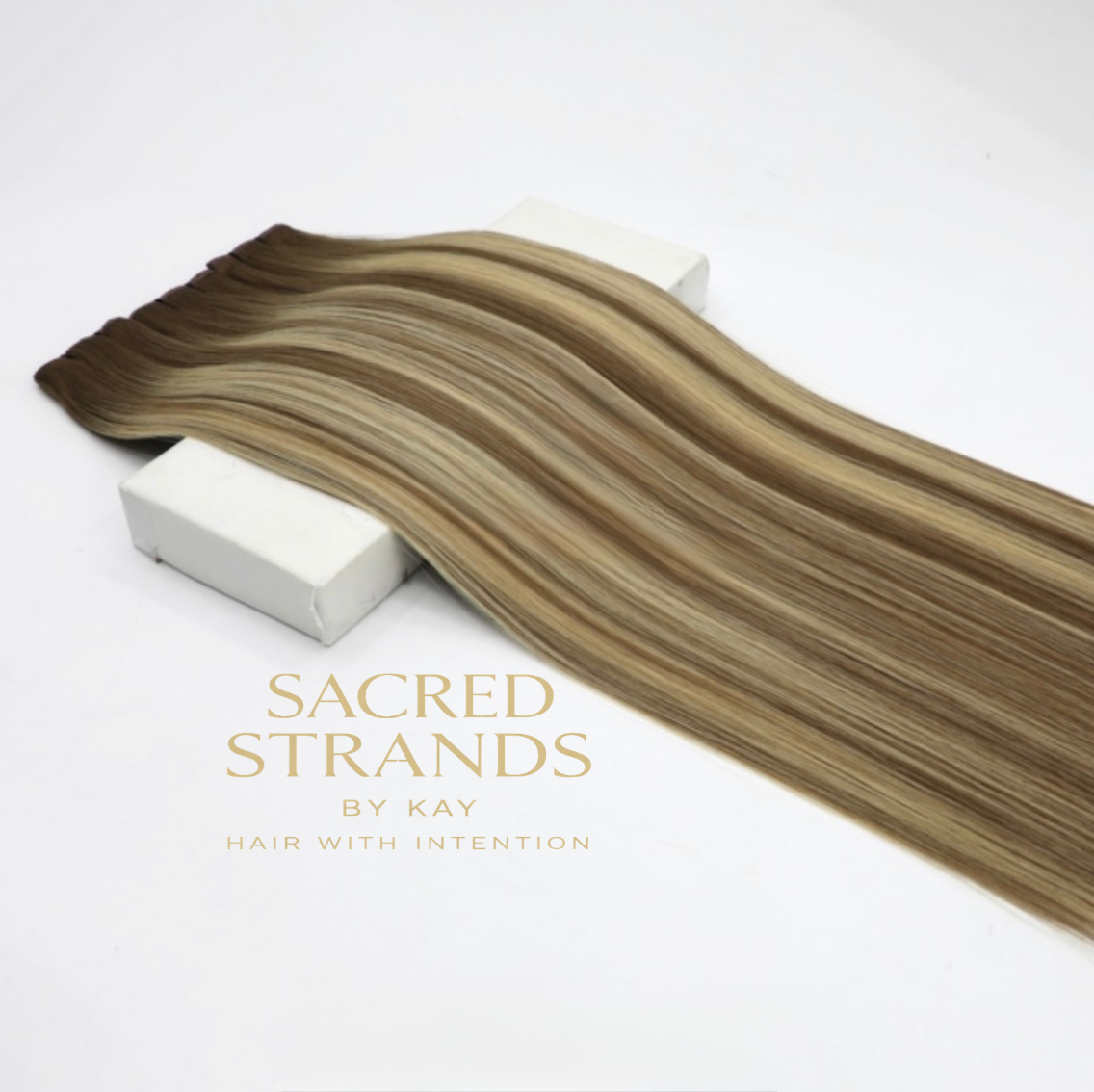 Hand Tied Hair Extensions (SUNSET)